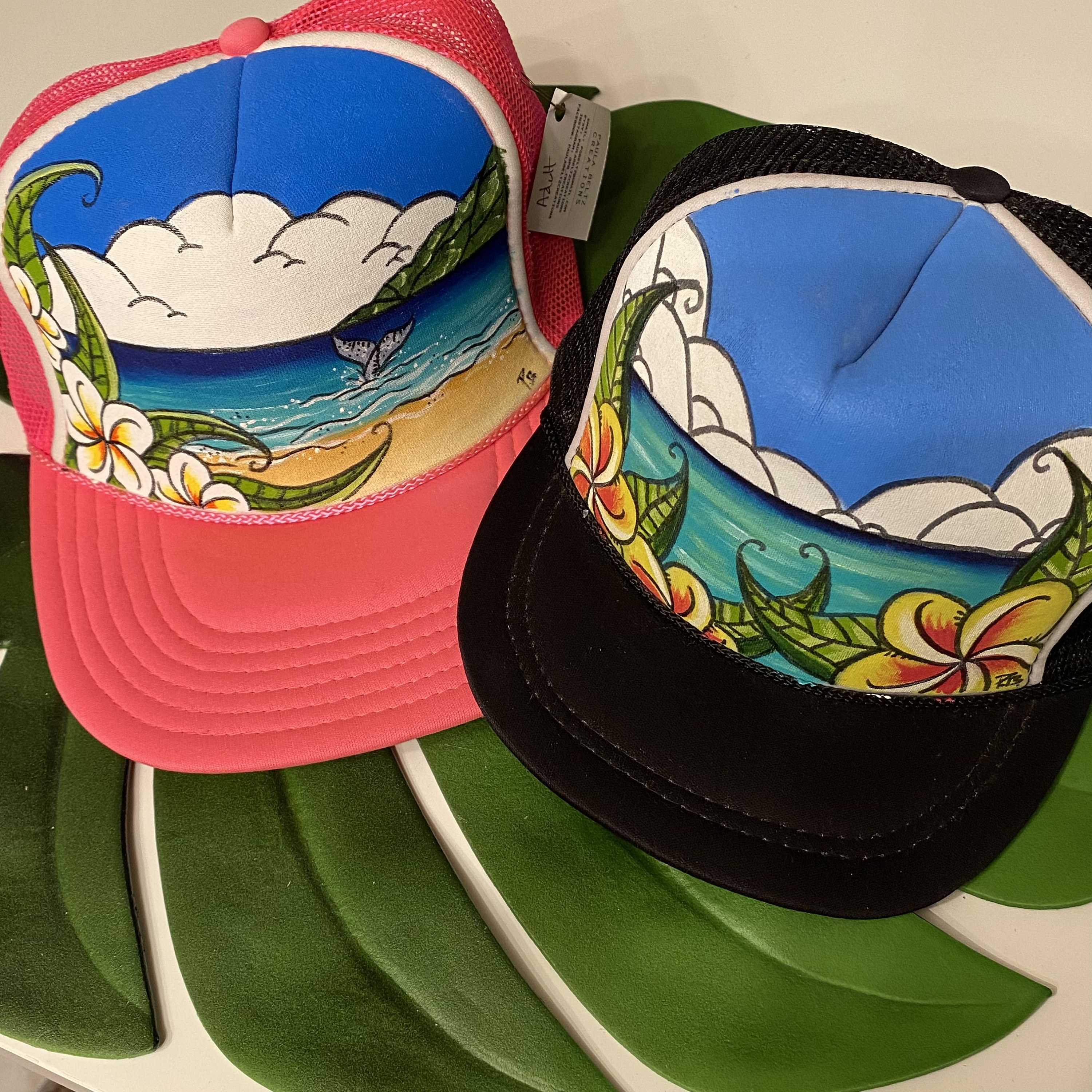 Custom painted hat from Hawaii I main image 3