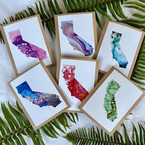 California state prints card set or single card