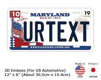 Maryland 1971 License Plate Personalized Custom Car Bike Motorcycle Moped Tag 