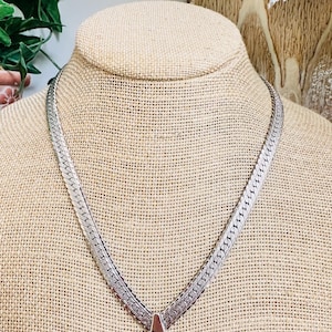 Vintage Napier Silver Herringbone Chain