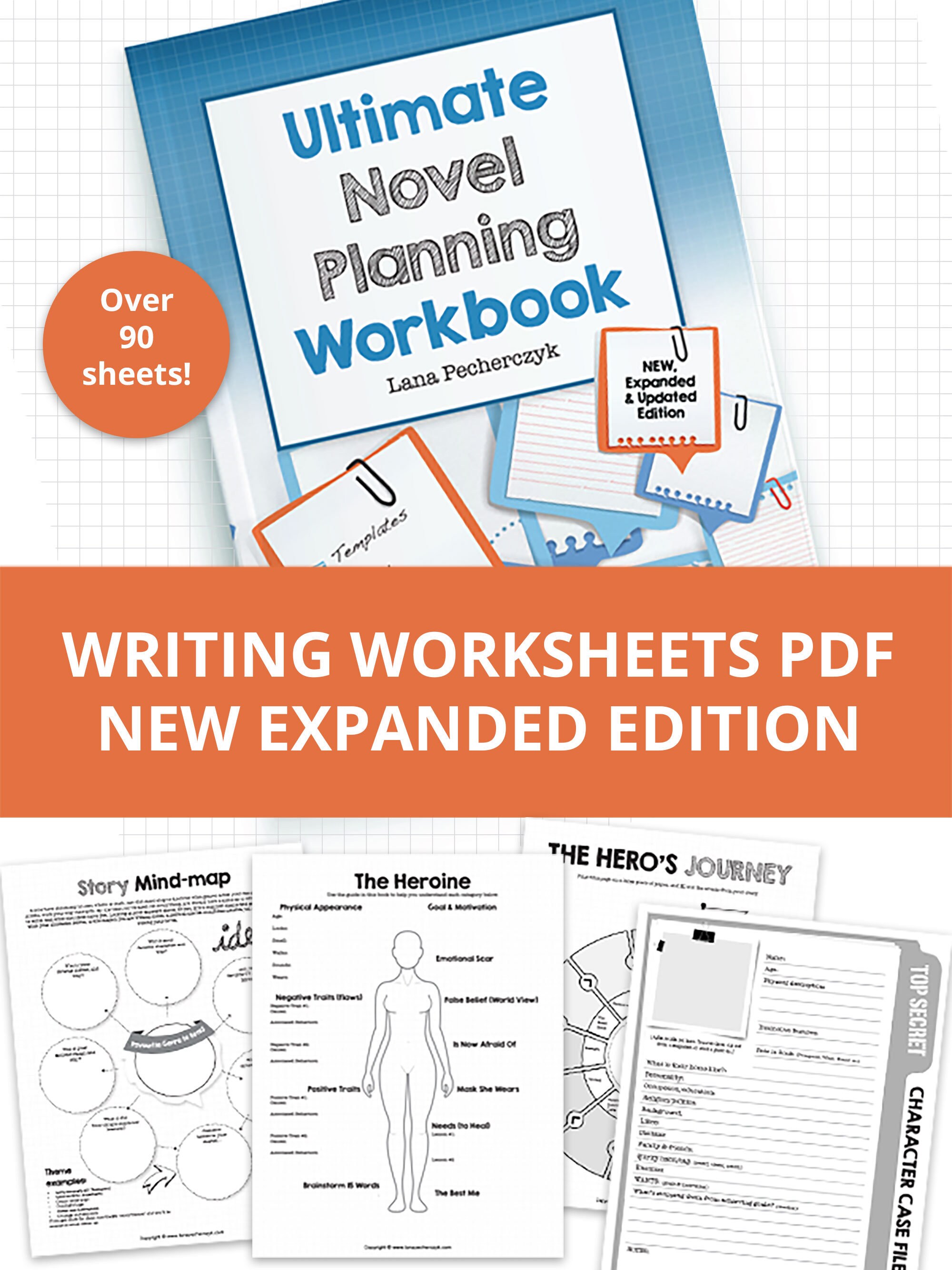Ultimate Novel Planning Workbook - Newest Edition Worksheets