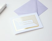 Gold greeting gift card» you're great. 