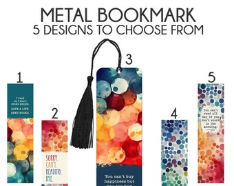 Bookmark, fun bookmark, book club gift, snarky book lover gift, funny bookmark, metal bookmark, book lover bookmark, snarky bookmark