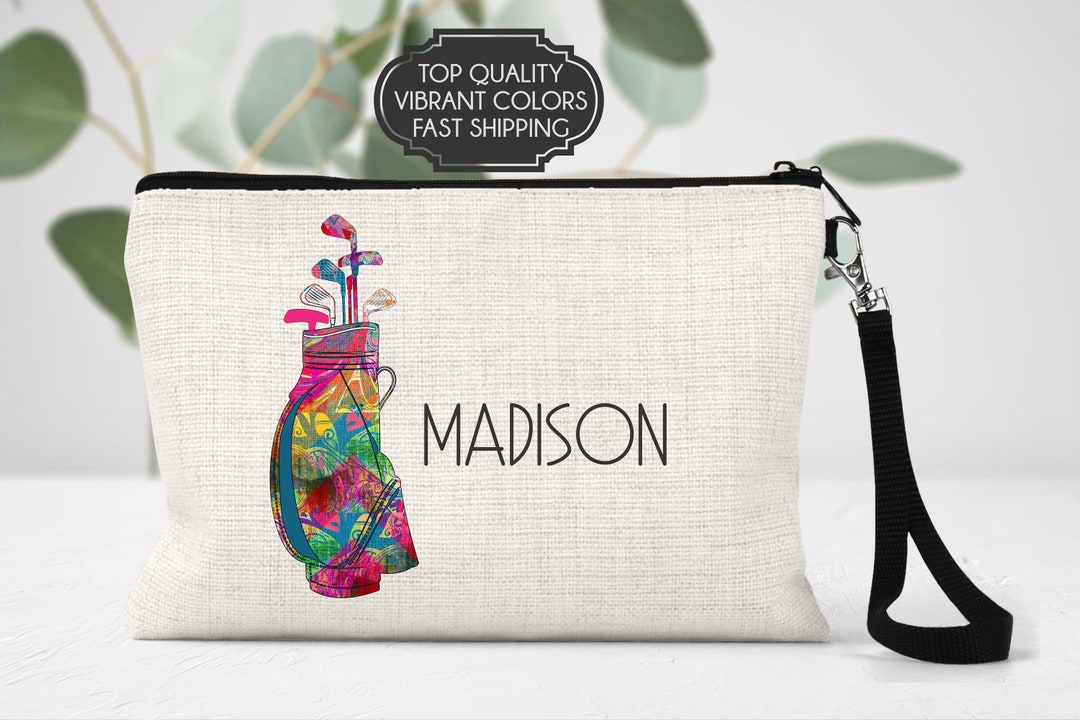 Golf Makeup Bag, Golf Team Bag, Golf Lover Gift, Golf Gift, Golf Team