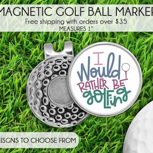 golf ball marker, girly golf ball marker, golf hat clip ball marker, golf lover gift, golf team gift, custom ball marker, golf gift