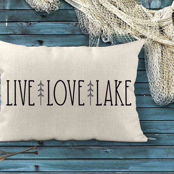 Lake House Pillow Etsy