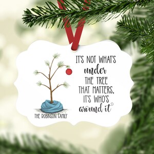 Christmas ornament, family Christmas ornament, personalized Christmas ornament, family ornament, skinny tree ornament
