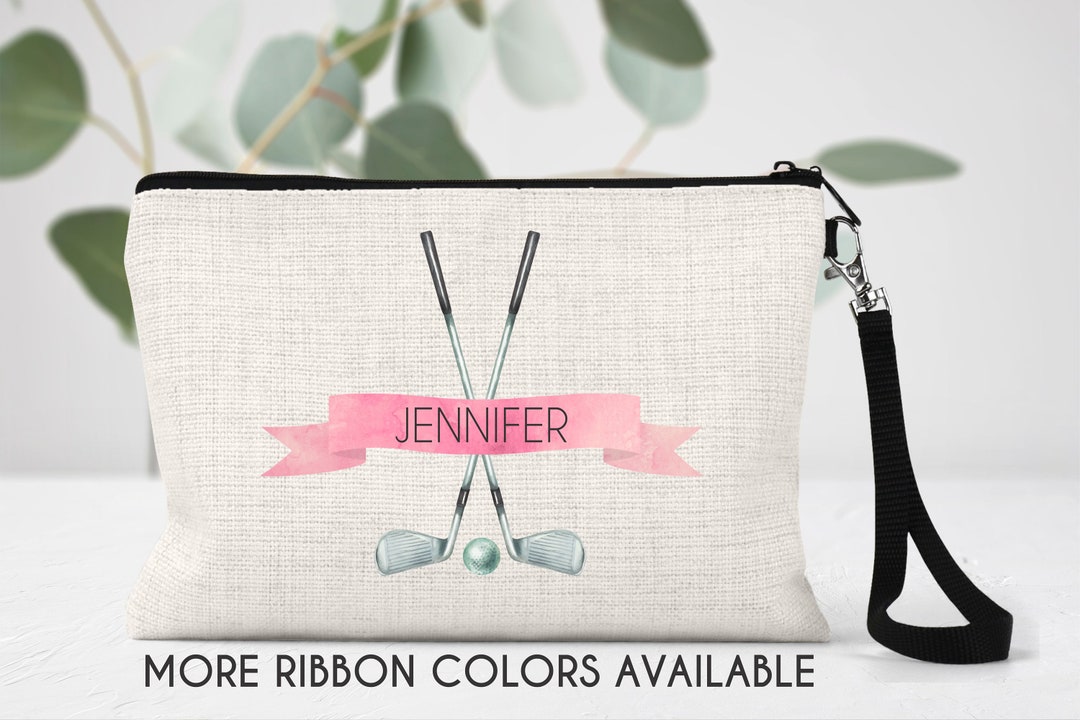 Golf Makeup Bag, Golf Bag, Golf Themed Gift, Golf Gift, Golf Team Gift, Personalized Golf Bag