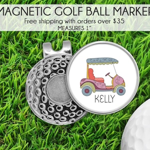 golf ball marker, personalized golf ball marker, golf hat clip ball marker, golf lover gift, golf team gift, custom ball marker, golf gift