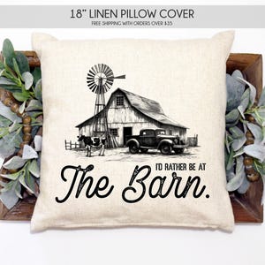 barn pillow, farm pillow, barn pillow cover, farm life pillow, farm pillow, farm pillow cover, farmhouse pillow, barn lover gift