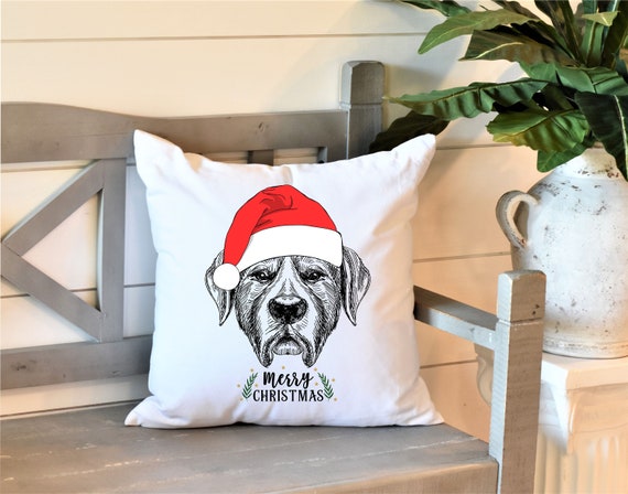 Christmas dog pillows sales
