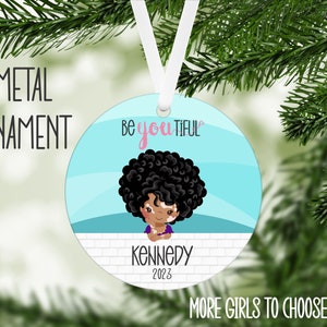 Vitiligo Christmas ornament, vitiligo ornament, skin condition ornament, vitiligo gift, you are beautiful vitiligo, kids vitiligo gift