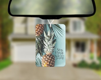 Car air freshener, pineapple air freshener, pineapple car air freshener, tropical air freshener, pineapple lover gift, new car gift