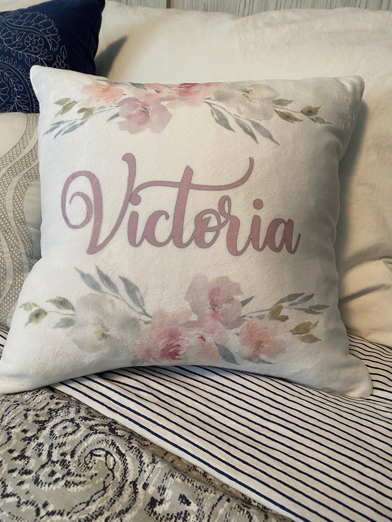 Girls Pillow Cover Baby Girl Pillow Cover Girls Room Decor Etsy