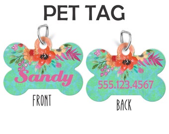 Dog tag, pet tag, personalized dog tag, personalized pet tag, bone shaped dog tag , dog ID tag, new puppy gift, new dog gift