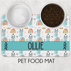Pet mat, pet feeding mat, cat mat, cat feeding mat, new kitten gift, cat food mat, new cat gift, cat food mat, kitten food mat, fun cat mat