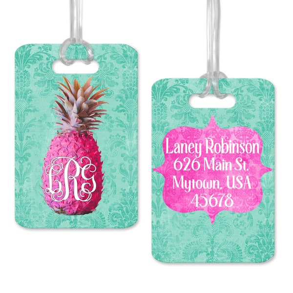 Pineapple Luggage - Etsy
