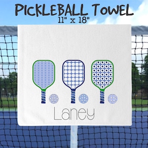 pickleball towel, pickleball hand towel, pickleball lover gift, pickleball team gift, pickleball gift, personalized pickleball gift