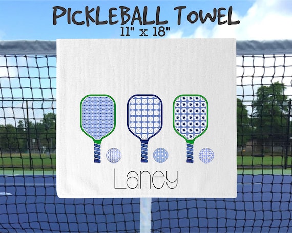 pickleball towel, pickleball hand towel, pickleball lover gift, pickleball team gift, pickleball gift, personalized pickleball gift