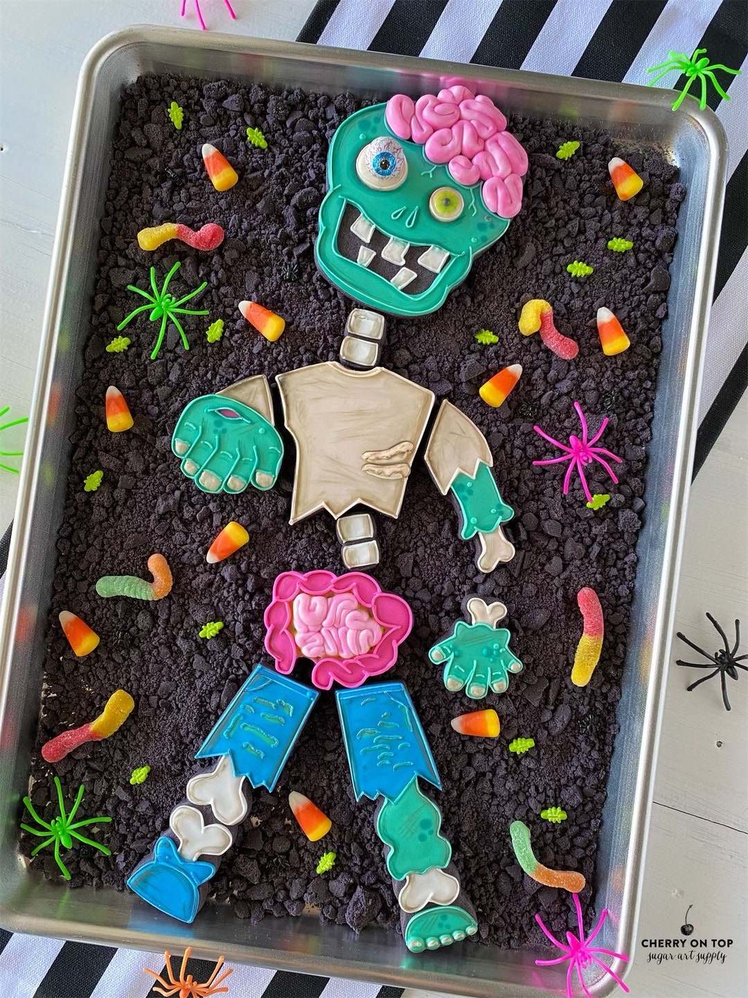 Zombie Cookie Cutter Set 8pcs Etsy