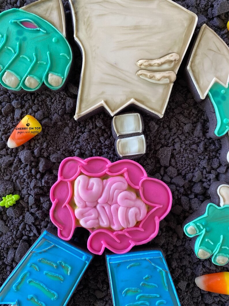 Zombie Cookie Cutter Set 8pcs Etsy