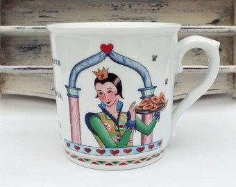 Queen of Hearts Mug - Royal Worcester - Nursery Rhymes - Jenny Barnard -