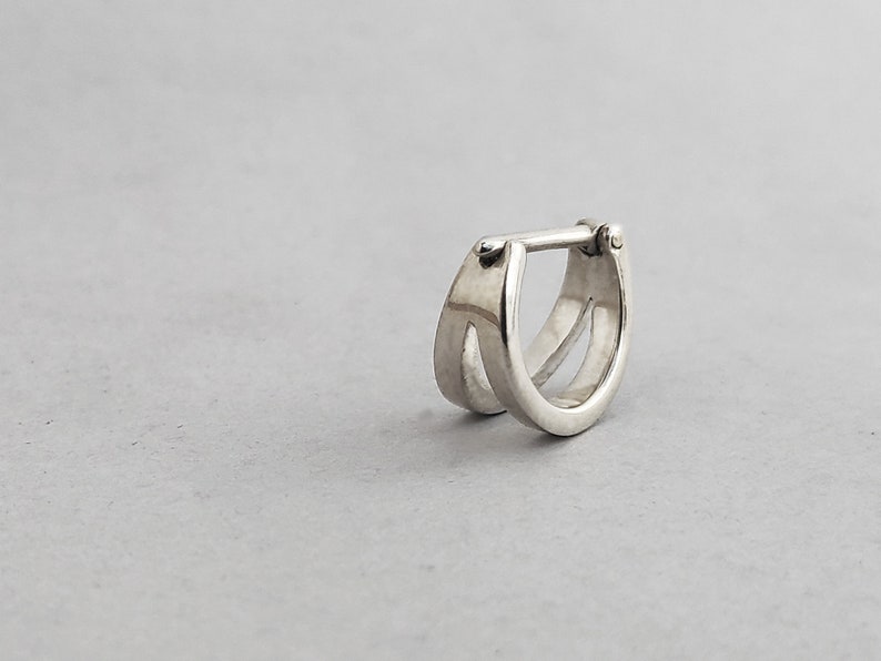 Septum Jewelry Septum Clicker Septum Cuff Silver Septum Etsy