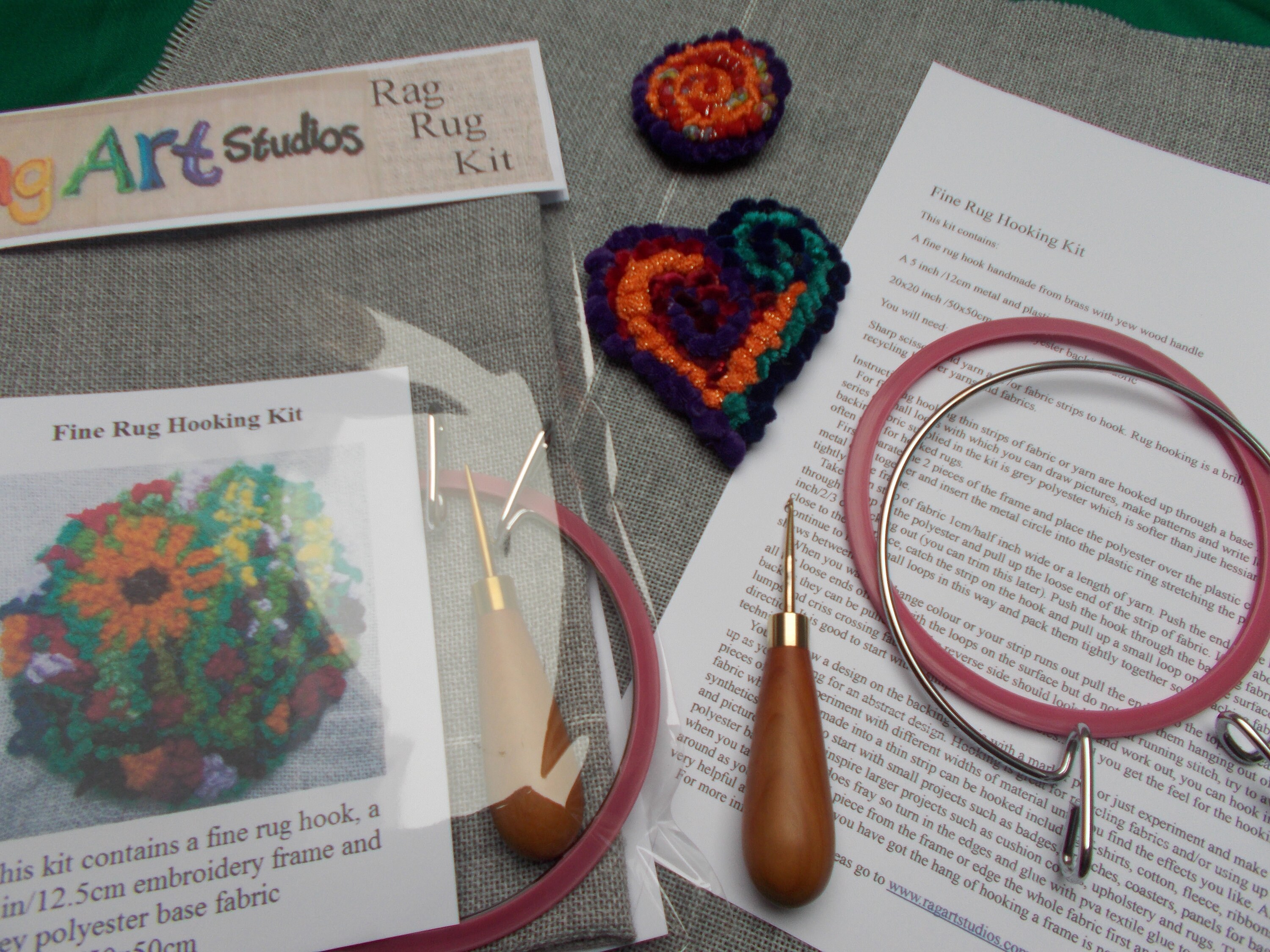 Fine Rug Hooking Kit Etsy UK