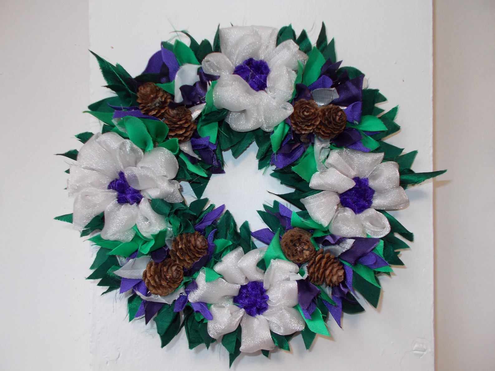 Festive Christmas Rag Rug Wreath Kit Etsy