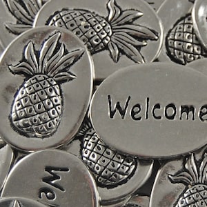 Pineapple Welcome Inspiration Coins - SET OF 10