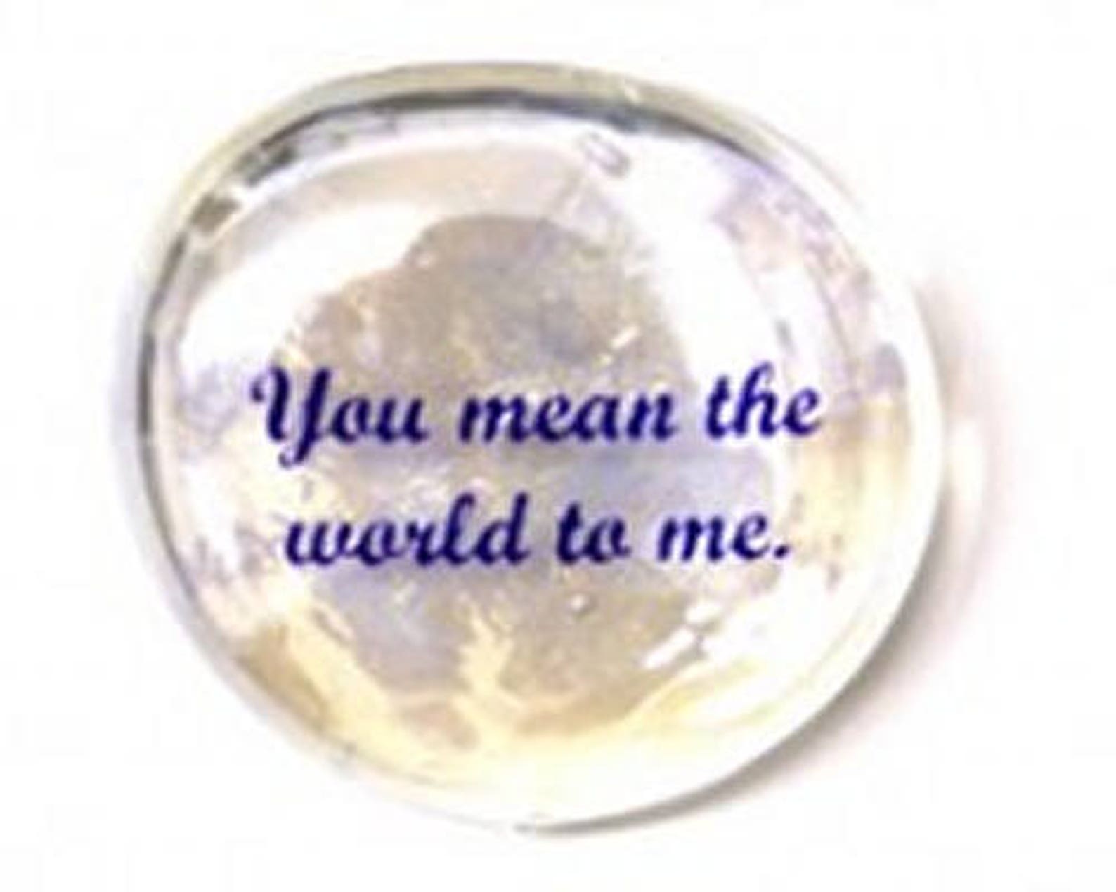 Imprinted Colored Glass Word Stones Love Words and Phrases Etsy