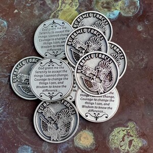 Armed Forces Serenity-gebedzakmunten - SET VAN 10