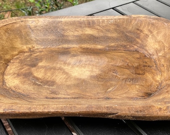 Ciotola in legno per l'impasto - Grande o piccola; bianca o naturale