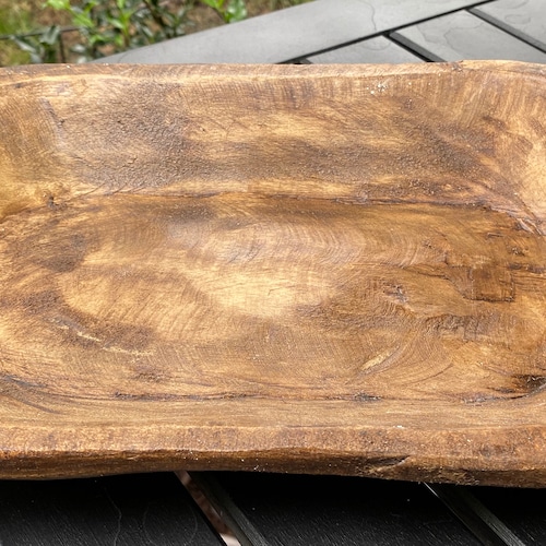 Wooden Dough Display Bowl -  Large or Small; White or Natural