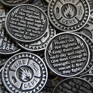 Firefighter Pocket Tokens - SET OF 10