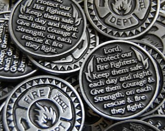 Firefighter Pocket Tokens - SET OF 10