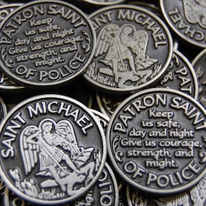 Saint Michael Patron of Police Pocket Tokens - SET OF 10
