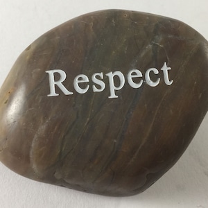 Piedras grabadas con palabras de roca de río: palabras individuales, se venden individualmente imagen 6