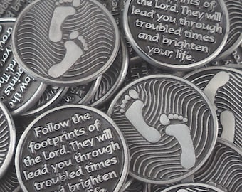 Footprints Pocket Tokens - SET OF 10