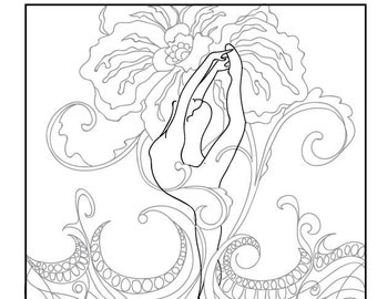 Dance Dreams "From the Earth" Coloring Page