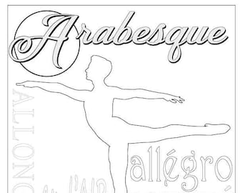 Bundle #2 from Vol. 3 - A Boys Ballet Alphabet  - Supplement #1: Letters A-E