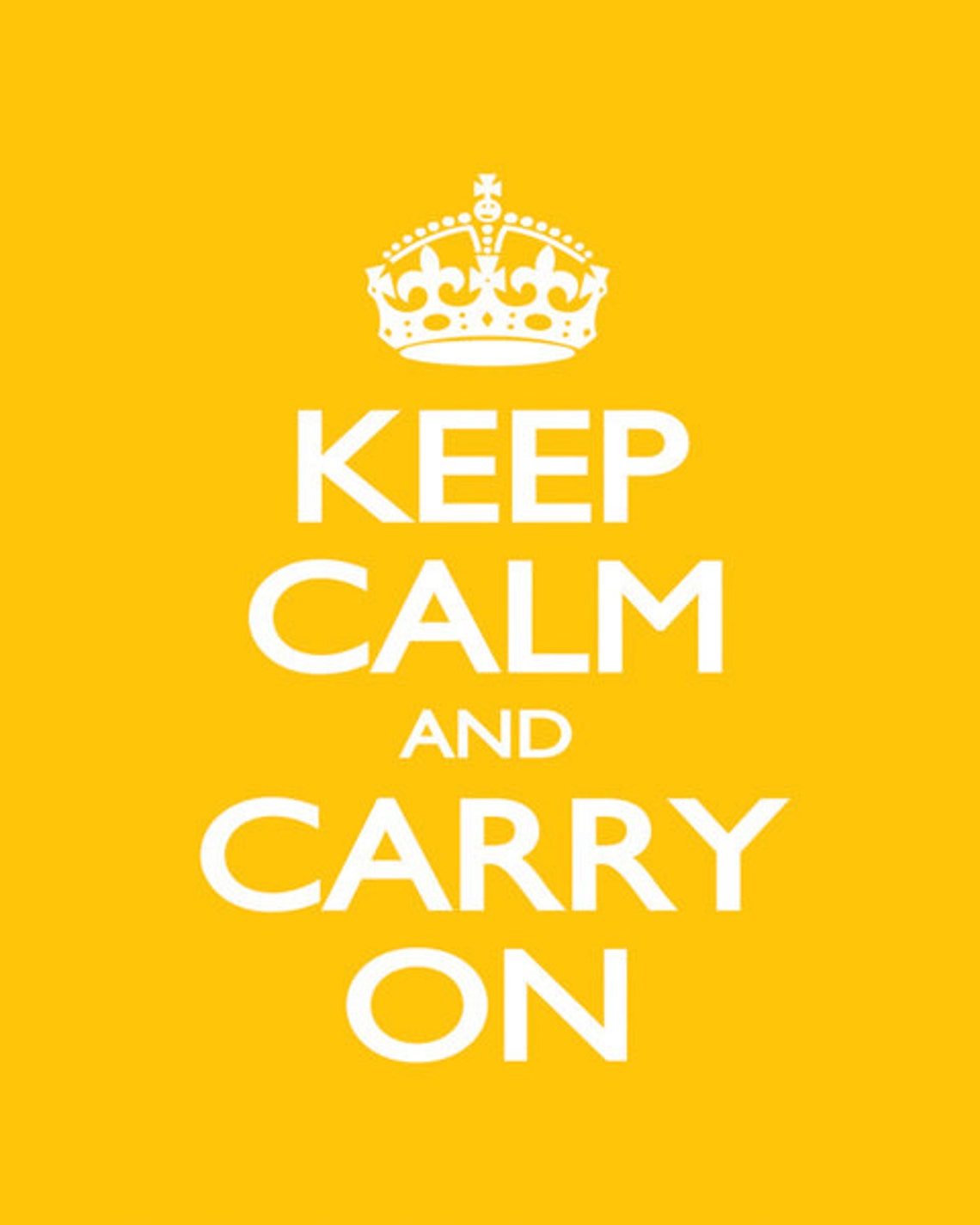 Keep Calm And Carry On Traduction Téléchargement instantané Keep Calm And Carry On Wall Art | Etsy