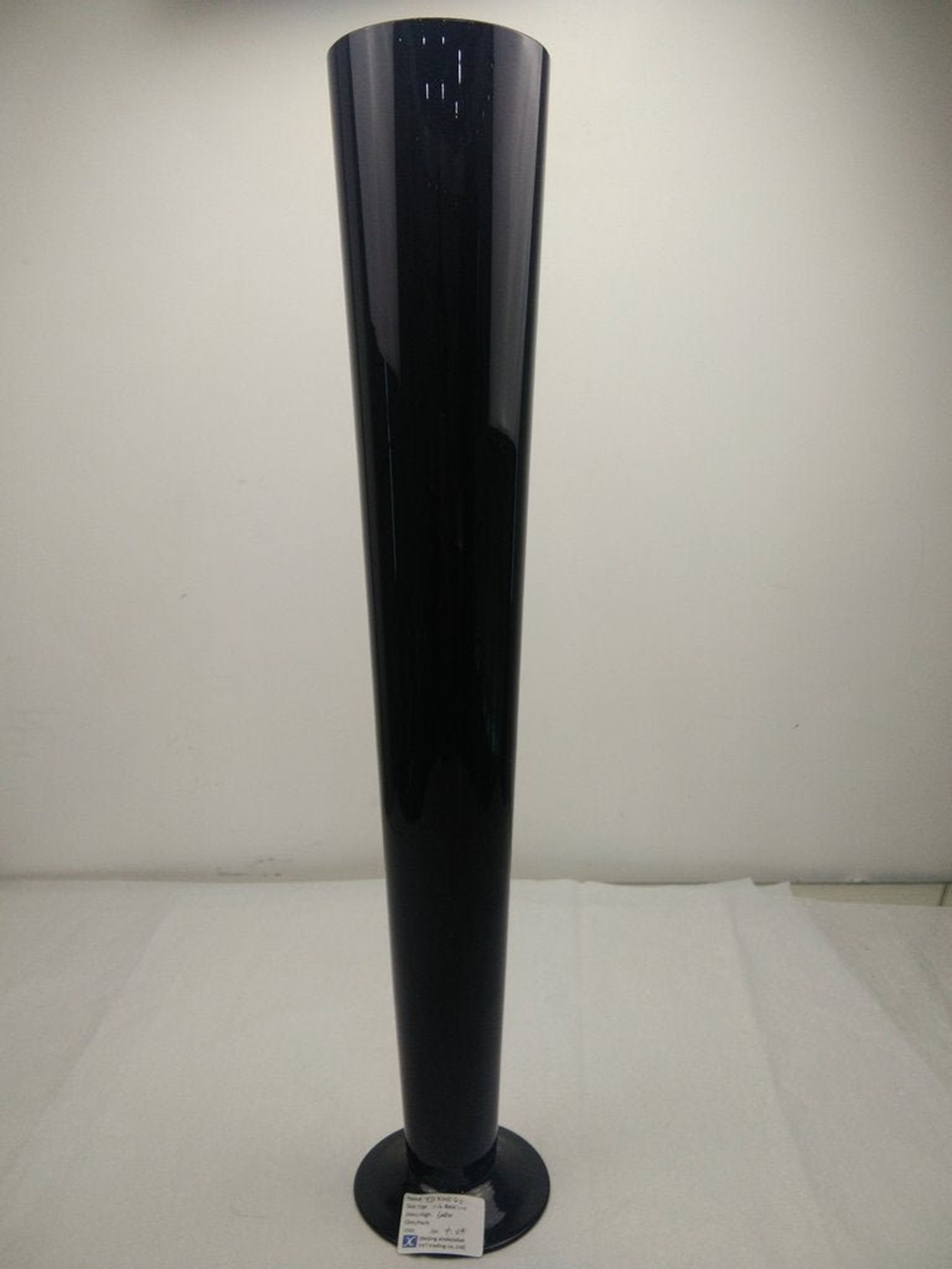 Box of 6 BLACK 24 Champagne Trumpet Tall Pilsner Vases Etsy