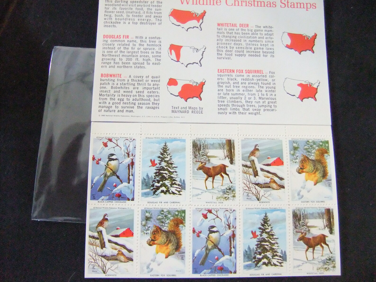 National Wildlife Federation Vintage 1966 Wildlife Conservation