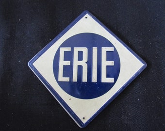 Erie Railroad Vintage Railroad Emblem Erie Railroad  - 1950s Post Cereal Toy