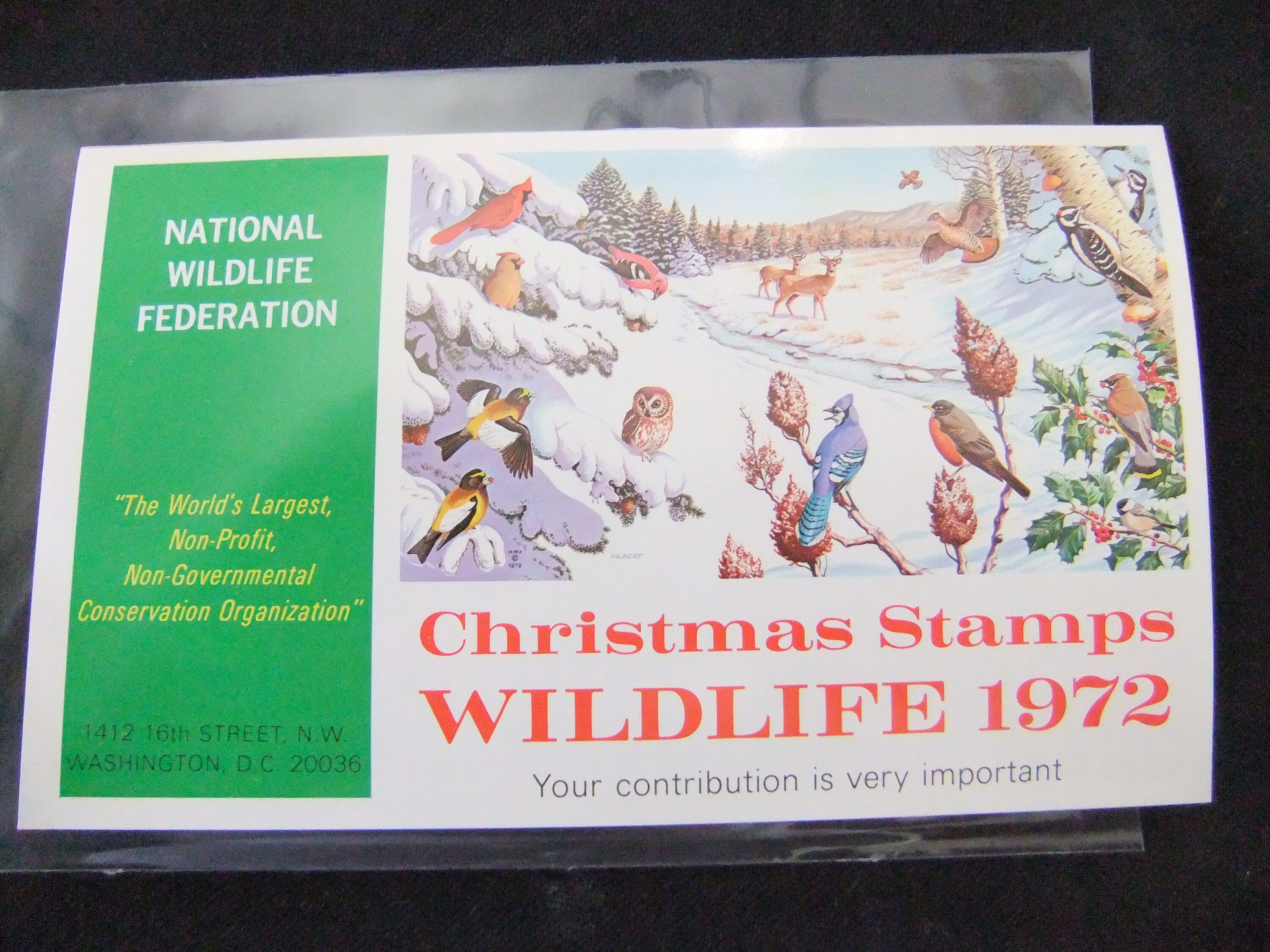 Postage Stamps National Wildlife Federation Vintage 1965 Wildlife