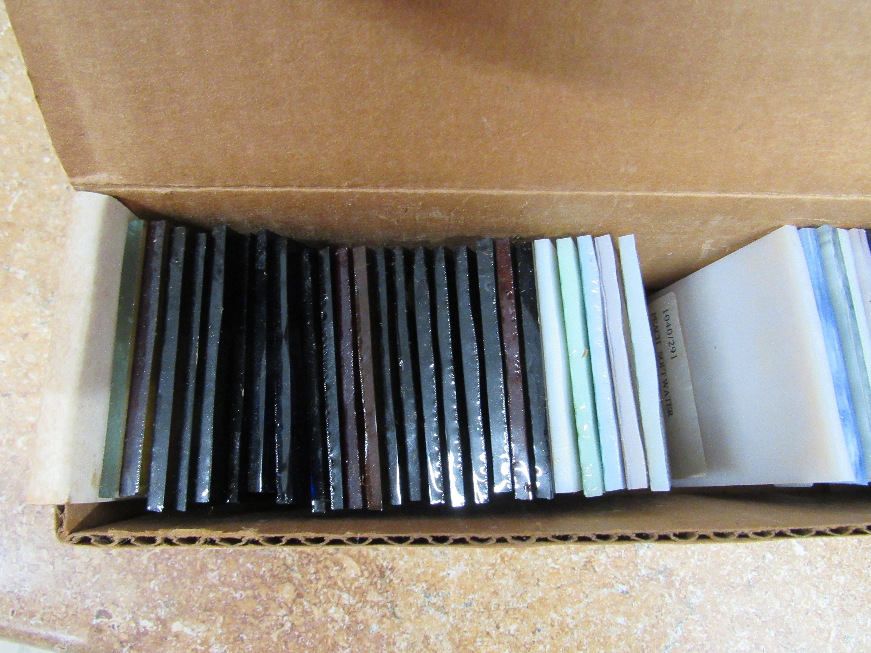 Stained Glass Spectrum Stained Glass Sample Set Vintage 90's Lot 2 Etsy