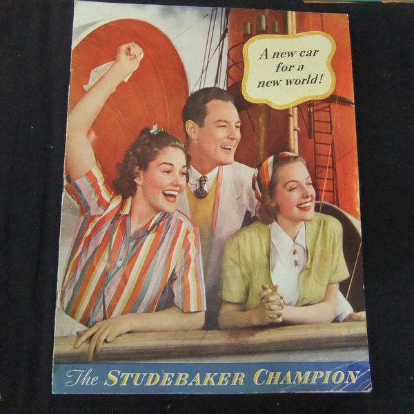1939 Studebaker Champion New Car Sales Brochure