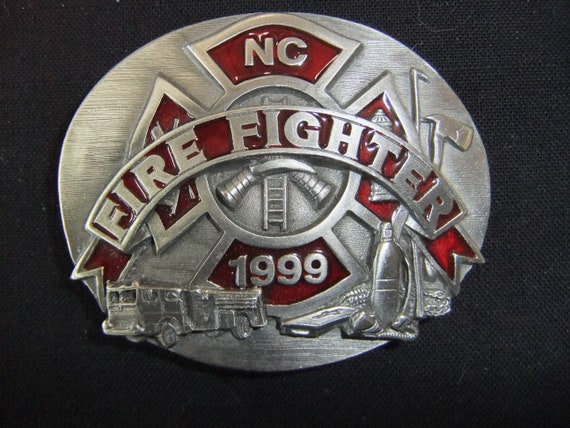 North Carolina Fire Fighter Vintage 