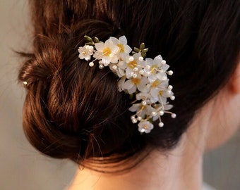 Flower Cluster Hair Stick Hair Fork Daily Life Floral U Shape Hair Stick Hair Pins Traditional Hairpin Hair Accessories, Gifts For Her